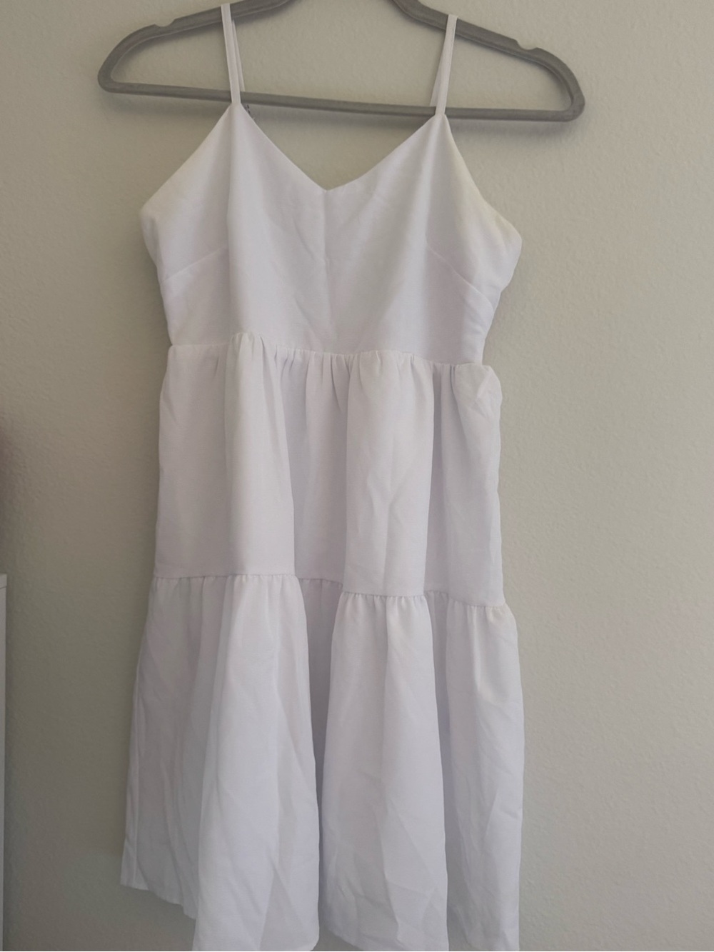 Target White Tiered Spaghetti Strap Girls' Dress